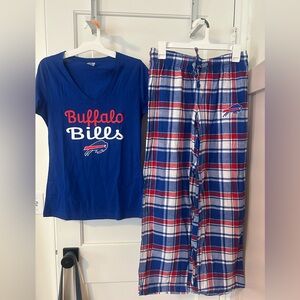 NFL Buffalo Bills Pajama Set- Women’s Small NWT